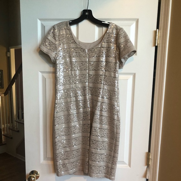 Donna Ricco Sequin Lace Sheath Dress - Picture 3 of 3